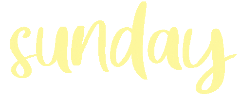 Sunday Weekday Sticker