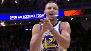 Happy Golden State Warriors GIF by NBA
