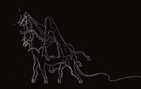 sara_calhoun horse whimsical linework GIF