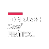 EdinburghDeafFestival deaf edinburgh edinburgh fringe edinburgh deaf festival Sticker