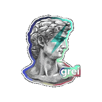 Grei Statue Sticker by grei Agency