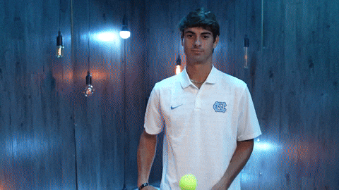 Tennis Ball GIF by UNC Tar Heels