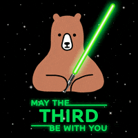 gobear star wars vietnam jedi may the fourth GIF