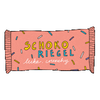 minkjas snack schokolade riegel kiosk Sticker