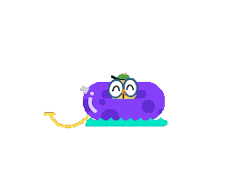 Time Swimming Sticker by Lingokids