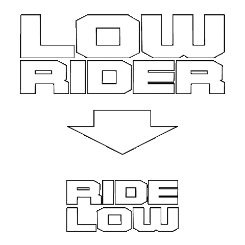 LOWRIDER_AT arrow pfeil lowrider slammed Sticker