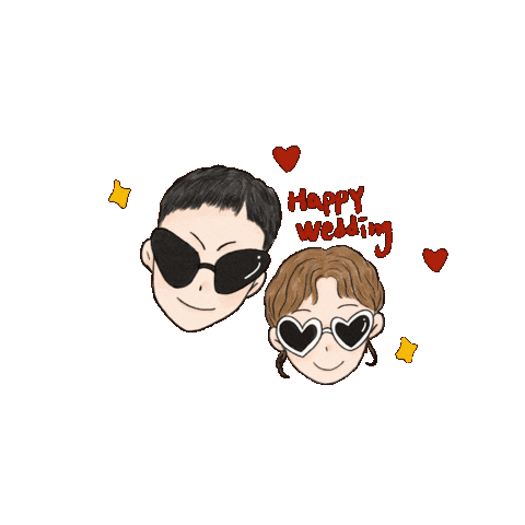 Ohm Happywedding Sticker