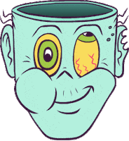 Zombie Candy Sticker by Hockey Dad