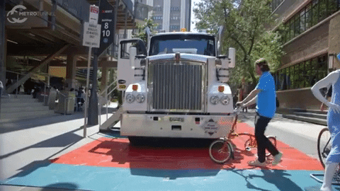 jasminegrujovski giphygifmaker bicycle safety swapping seats GIF