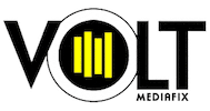 voltmediafix logo lighting volt voltmediafix Sticker