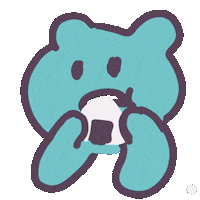 Bear Eat Sticker