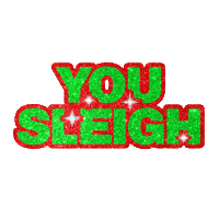 You Slay Christmas Eve Sticker by Atlantic Records
