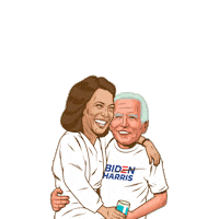Kamala Harris Biden Sticker by Awesome T Party