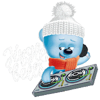 Dj Bear Sticker by Nutrilak