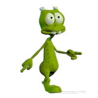 alien outer space STICKER