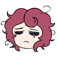 Jhineida sad cry draw triste Sticker