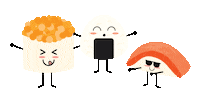 Sushi Roll Food Sticker by Reeve Union