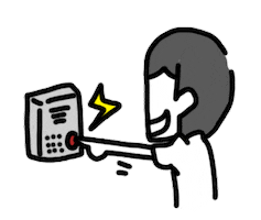press button Sticker by nothingwejun