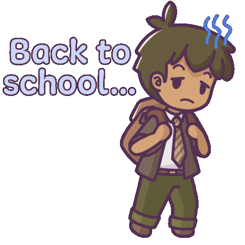 Sad Back To School Sticker by Castaways
