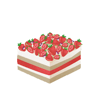 cheriebakery cake dessert baking strawberry Sticker
