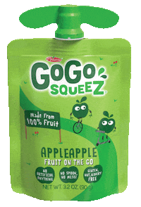 On The Go Apple Sticker by GoGo squeeZ