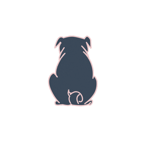 Design Hund Sticker by Katrin de Buhr