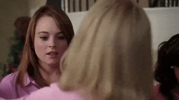 mean girls hug GIF