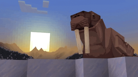 Frozen Planet Earth GIF by Minecraft