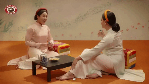 Comedy Huynh Lap GIF by Highlands Coffee Vietnam