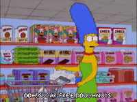 happy marge simpson GIF