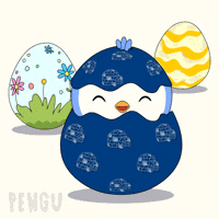 Easter Eggs Penguin GIF by Pudgy Penguins