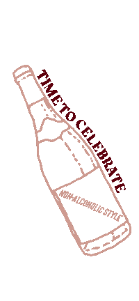 Celebrate Non Alcoholic Sticker by BMKits