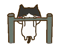 Cat Fitness Sticker by yomoyeah