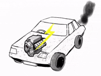 Fast Car GIF by Barbara Pozzi