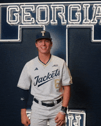 Georgia Tech Baseball GIF by Georgia Tech Yellow Jackets