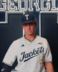 Georgia Tech Baseball GIF by Georgia Tech Yellow Jackets