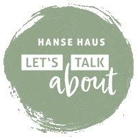 Circle Talking Sticker by Hanse Haus