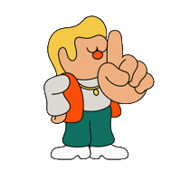 Animation Hand Sticker by byjamesandrews
