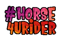 Horse4u horse pferd horse4u horse4urider Sticker