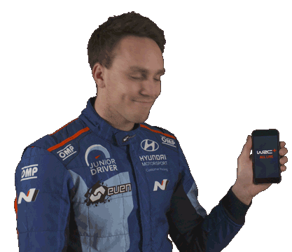 Hyundai Swipe Up Sticker by FIA World Rally Championship