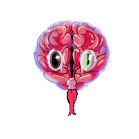 Brain Sticker by Primal Film