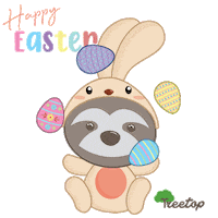 Easter Bunny Sticker by Life In Treetop