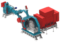 guglerwaterturbines generator hydropower pelton gugler Sticker