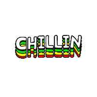 Weed Chilling Sticker