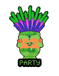 matenplaces love party brasil carnival Sticker