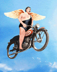 andre the giant angel GIF by Scorpion Dagger