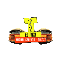 eltaxi miguel eltaxi rikazz taxiparty Sticker