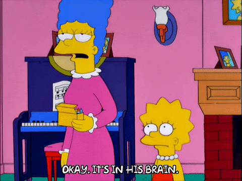marge simpson concern GIF