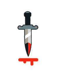 Angry Blood Sticker by Emily Julstrom