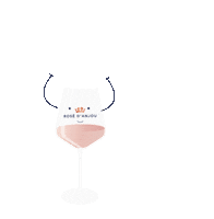 Pink Wine Sticker by fandechenin